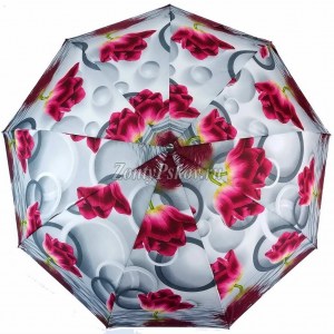 Стильный зонт с цветами Umbrellas полуавтомат арт.658-7